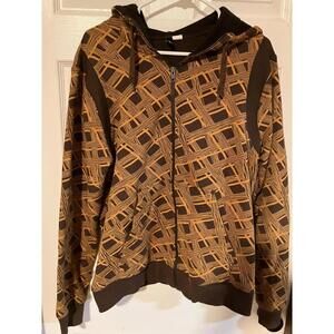 Vintage Divided H&M Hoodie Brown and Mustard Color EUC! Size Large
